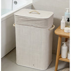 Basket for Stylish Storage Molded Plastic Handwoven | High & Bury