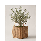 Basket for Stylish Storage Woven Natural Fiber | High & Bury