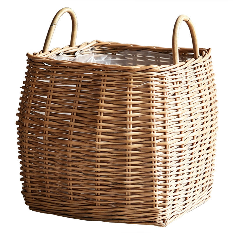 Basket for Stylish Storage Woven Natural Fiber | High & Bury