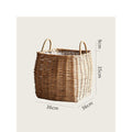 Basket for Stylish Storage Woven Natural Fiber | High & Bury