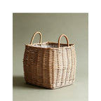 Basket for Stylish Storage Woven Natural Fiber | High & Bury