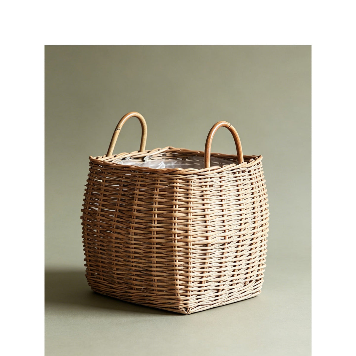 Basket for Stylish Storage Woven Natural Fiber | High & Bury