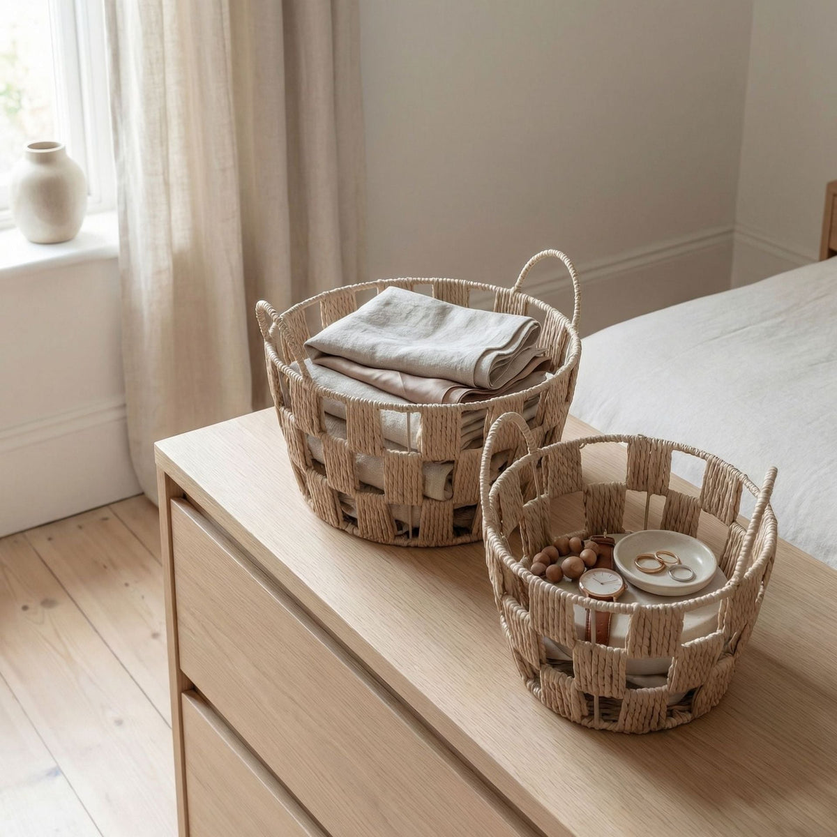 Basket Set with Handles | High & Bury