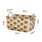 Basket with Decorative Honeycomb Design | High & Bury