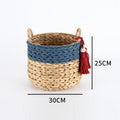 Basket with Drawstring and Tassel | High & Bury