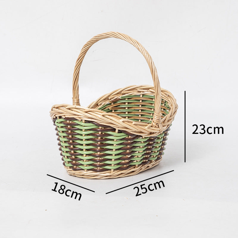 Basket with Ergonomic Carrying Handle | High & Bury