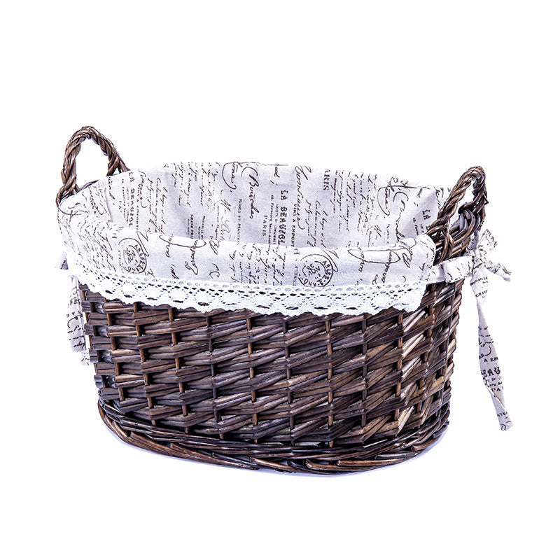 Basket with Fabric Insert | High & Bury