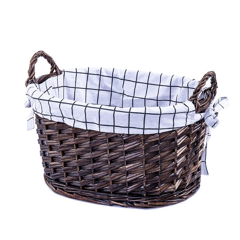 Basket with Fabric Insert | High & Bury