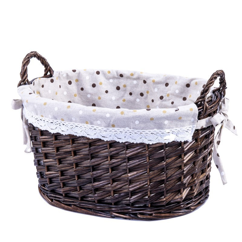 Basket with Fabric Insert | High & Bury