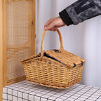 Basket with Lid Lidded Handwoven | High & Bury