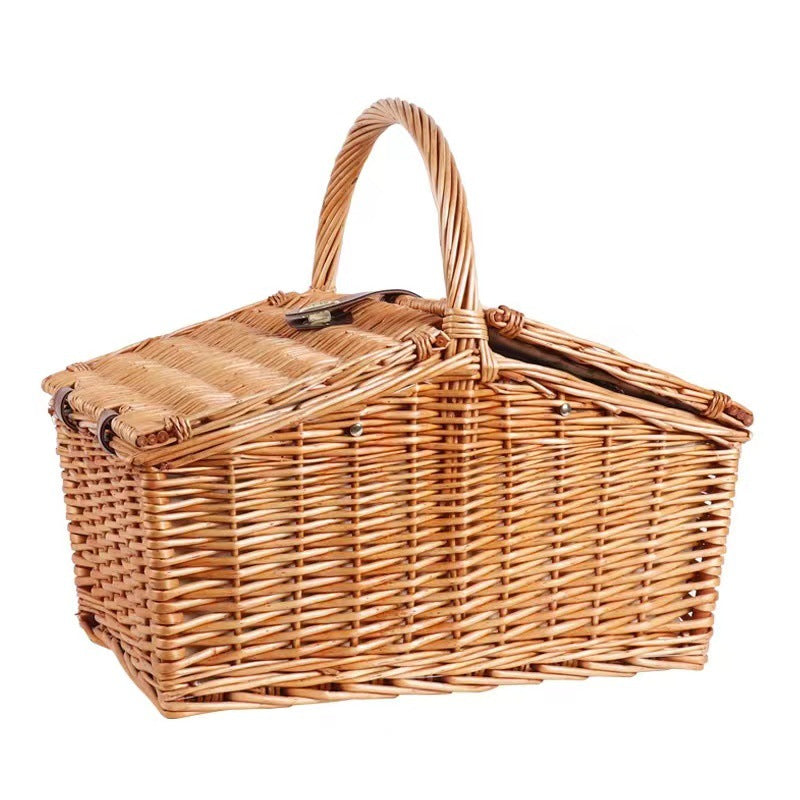 Basket with Lid Lidded Handwoven | High & Bury