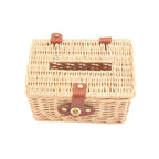 Basket with Practical Folding Mechanism and Leather Details | High & Bury