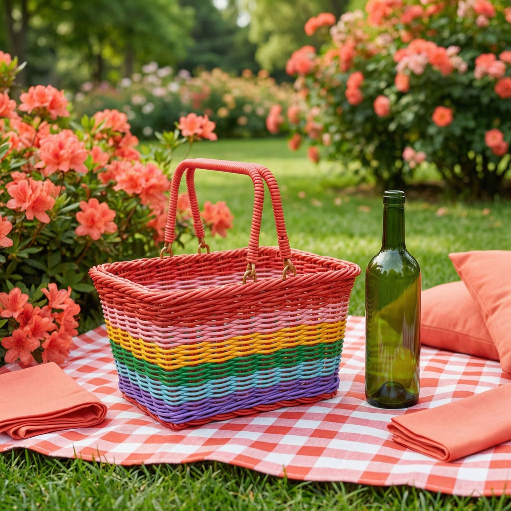 Basket with Sturdy Handles | High & Bury