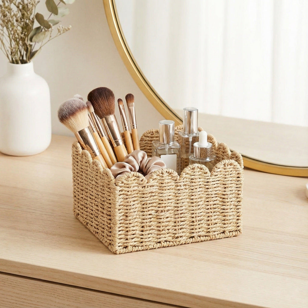 Basket with Wave Edge | High & Bury