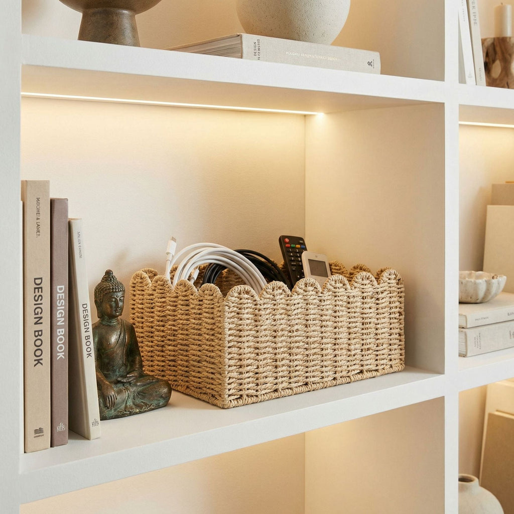Basket with Wave Edge | High & Bury