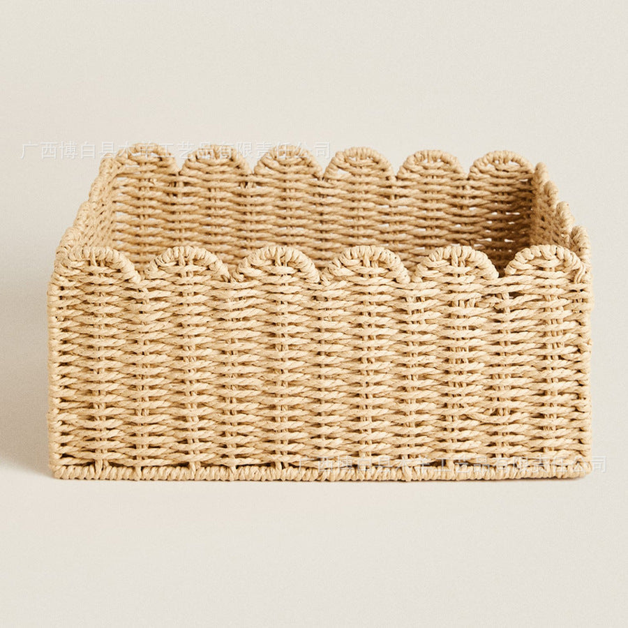 Basket with Wave Edge | High & Bury