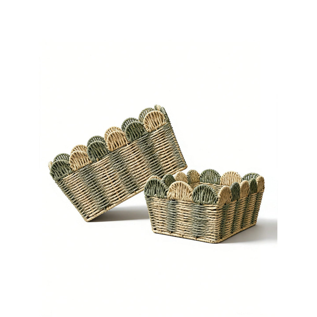Basket Woven Natural Fiber Handcrafted | High & Bury