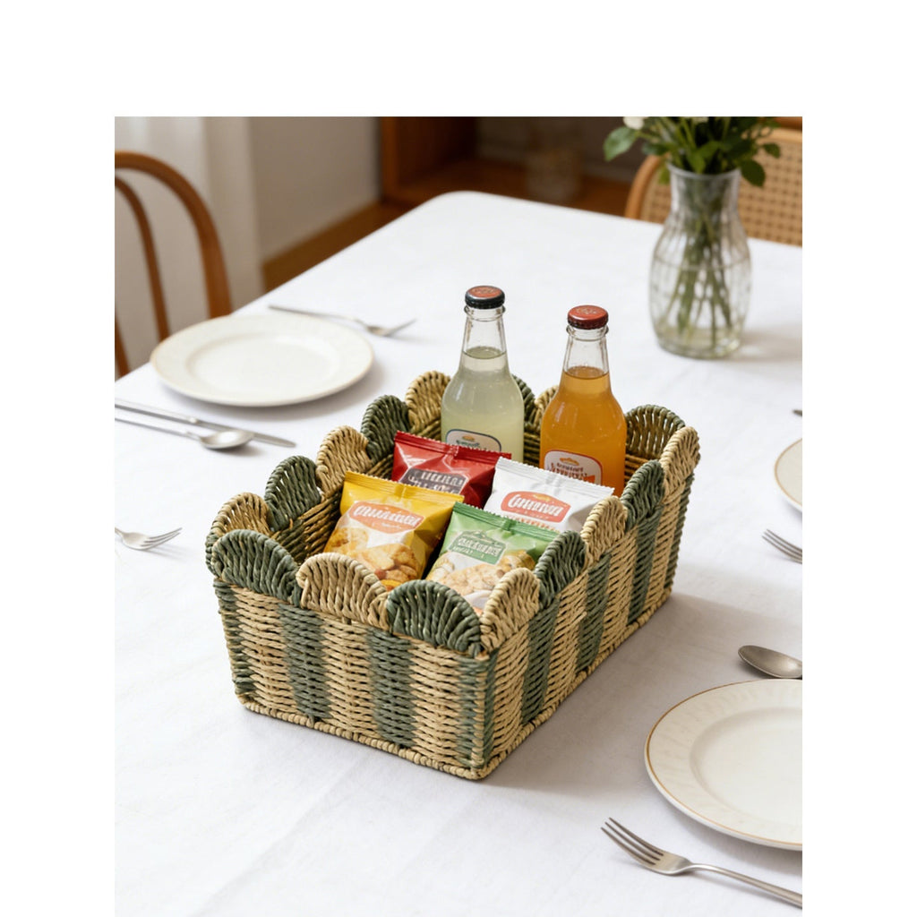 Basket Woven Natural Fiber Handcrafted | High & Bury