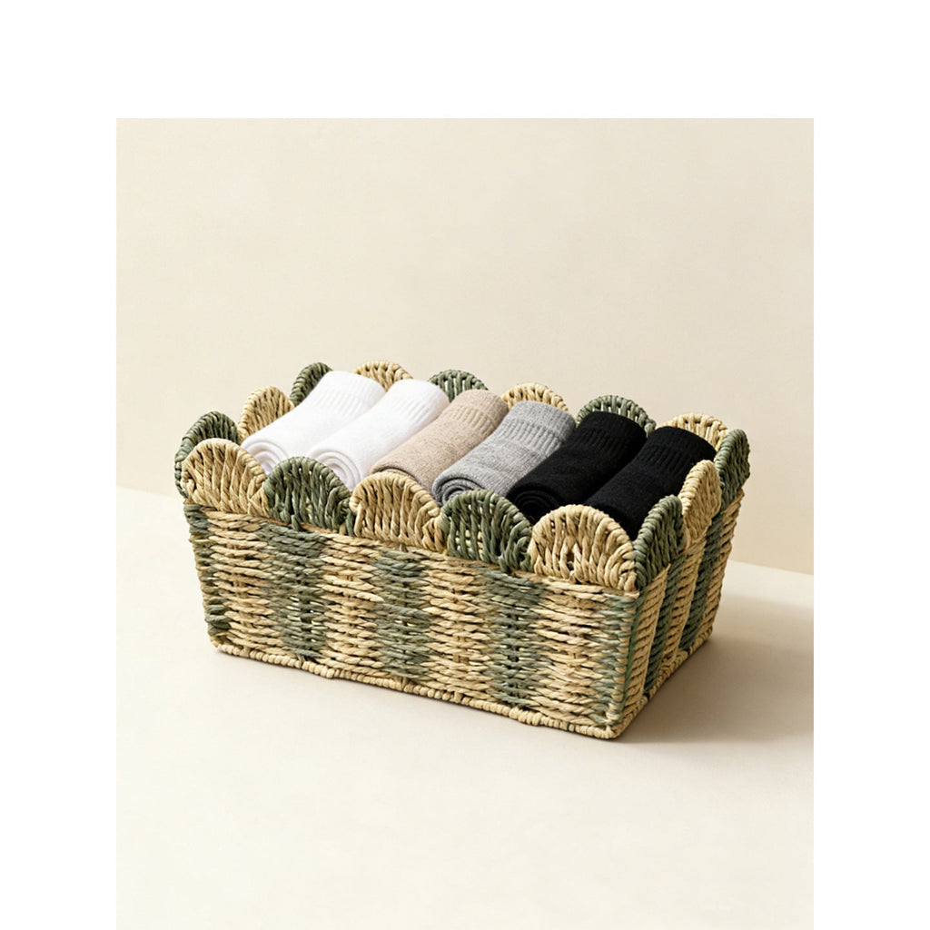 Basket Woven Natural Fiber Handcrafted | High & Bury