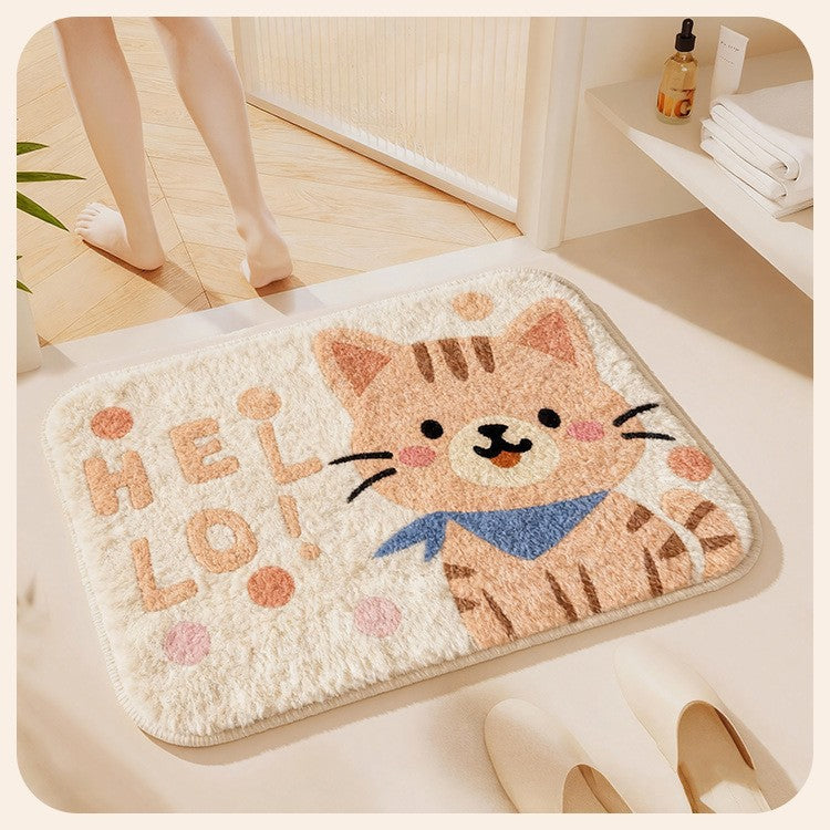 Bath Mat Soft Textile Non Slip | High & Bury