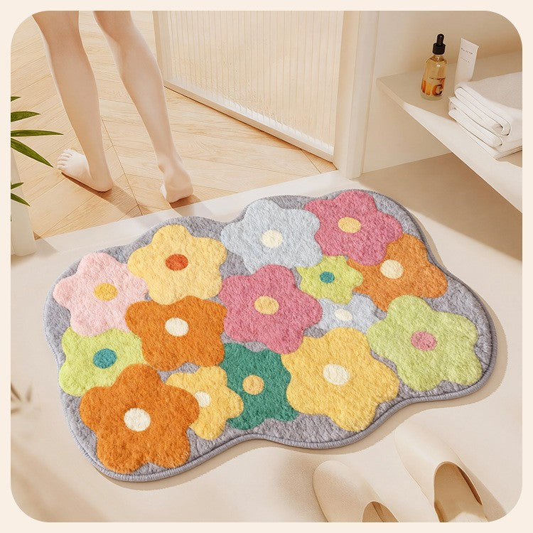 Bath Mat Soft Textile Non Slip | High & Bury