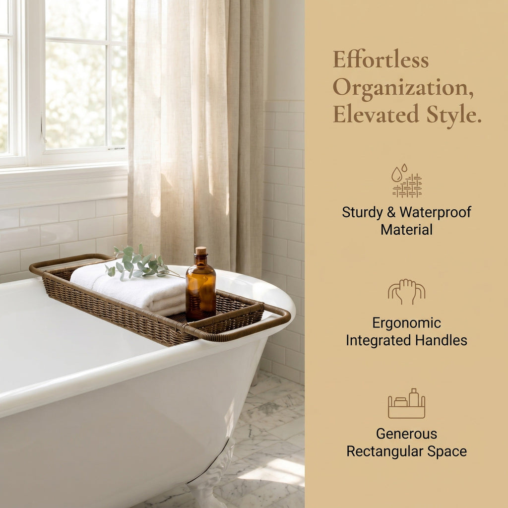 Bathroom Organizer Storage Containers | High & Bury