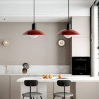 Bauhaus Iron Pendant Light, 32cm Diameter, 22cm High, Adjustable 1.5m Cord, view 11