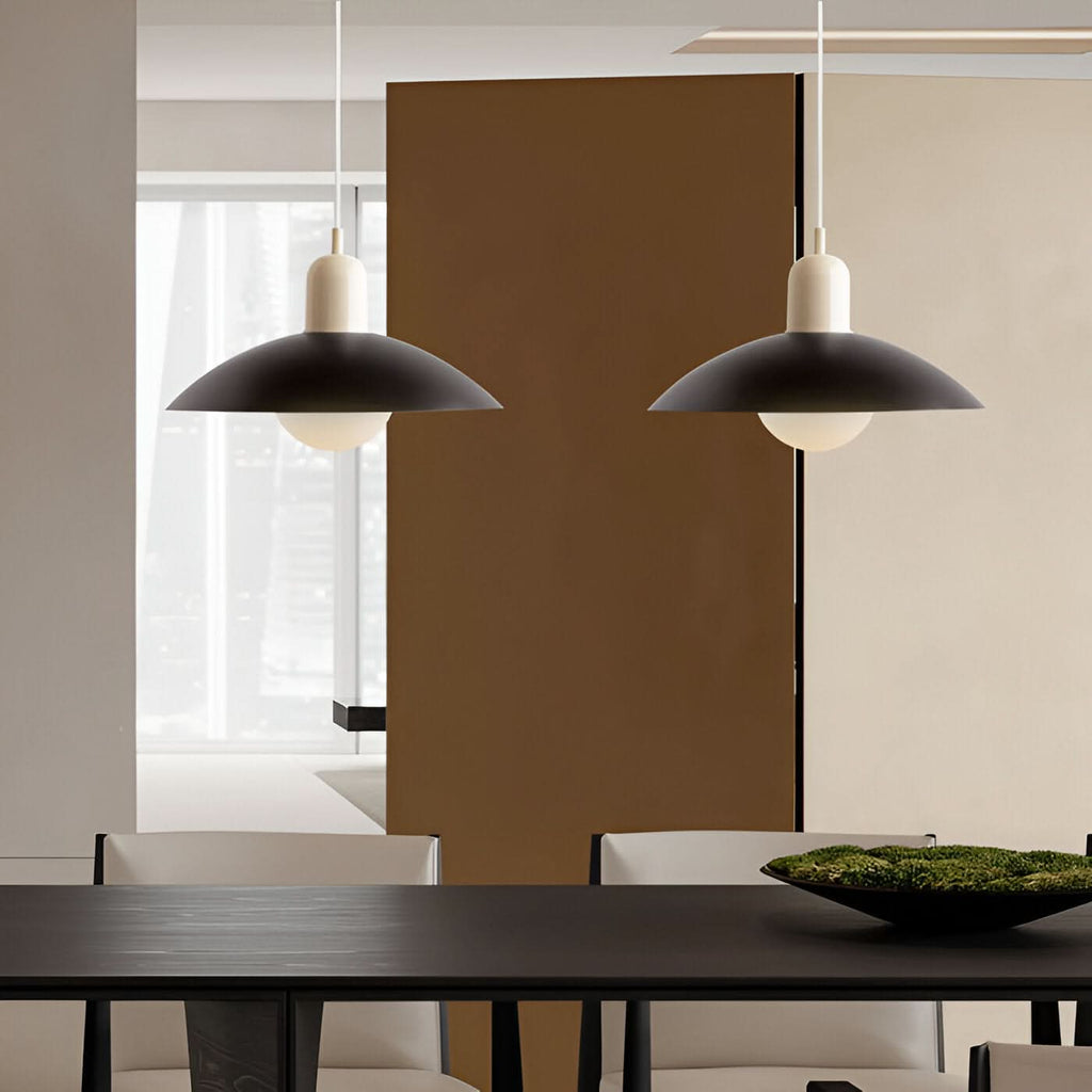 Bauhaus Iron Pendant Light, 32cm Diameter, 22cm High, Adjustable 1.5m Cord, view 16