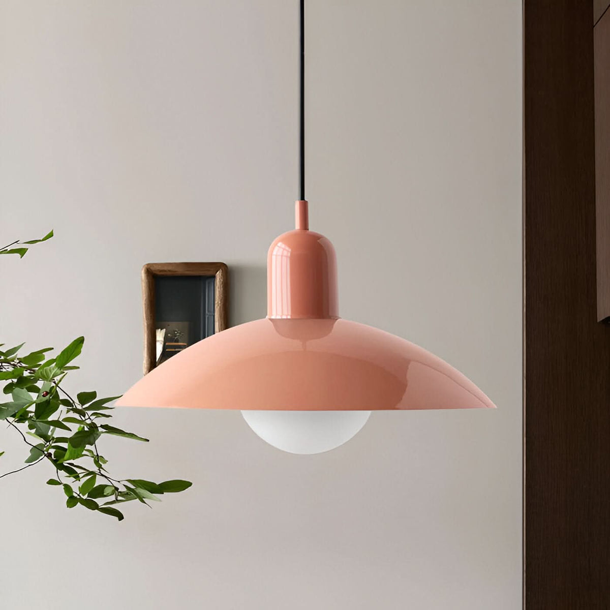 Bauhaus Iron Pendant Light, 32cm Diameter, 22cm High, Adjustable 1.5m Cord, view 17