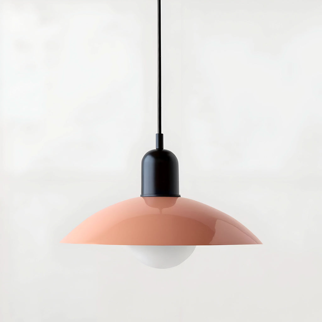 Bauhaus Iron Pendant Light, 32cm Diameter, 22cm High, Adjustable 1.5m Cord, view 28