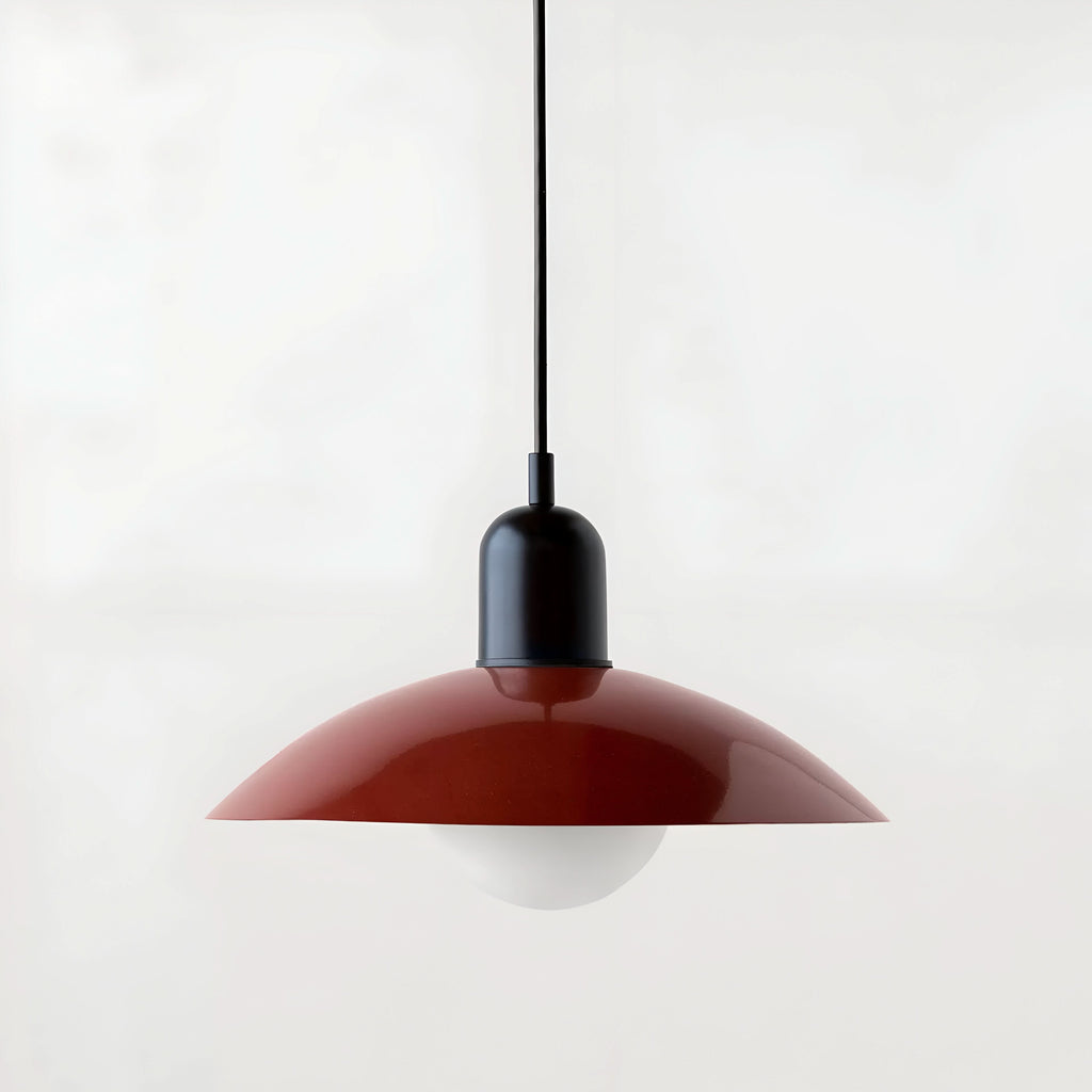 Bauhaus Iron Pendant Light, 32cm Diameter, 22cm High, Adjustable 1.5m Cord, view 29