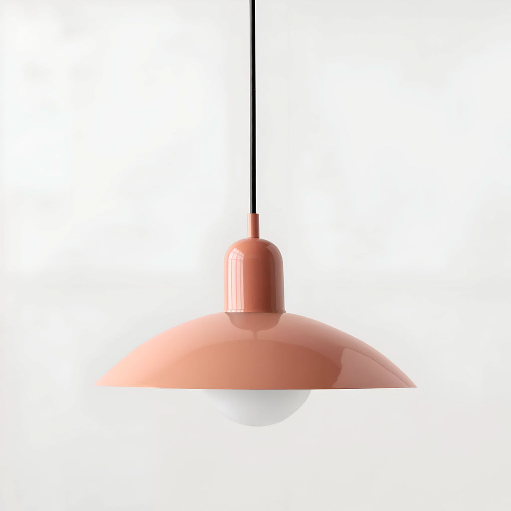 Bauhaus Iron Pendant Light, 32cm Diameter, 22cm High, Adjustable 1.5m Cord, view 32