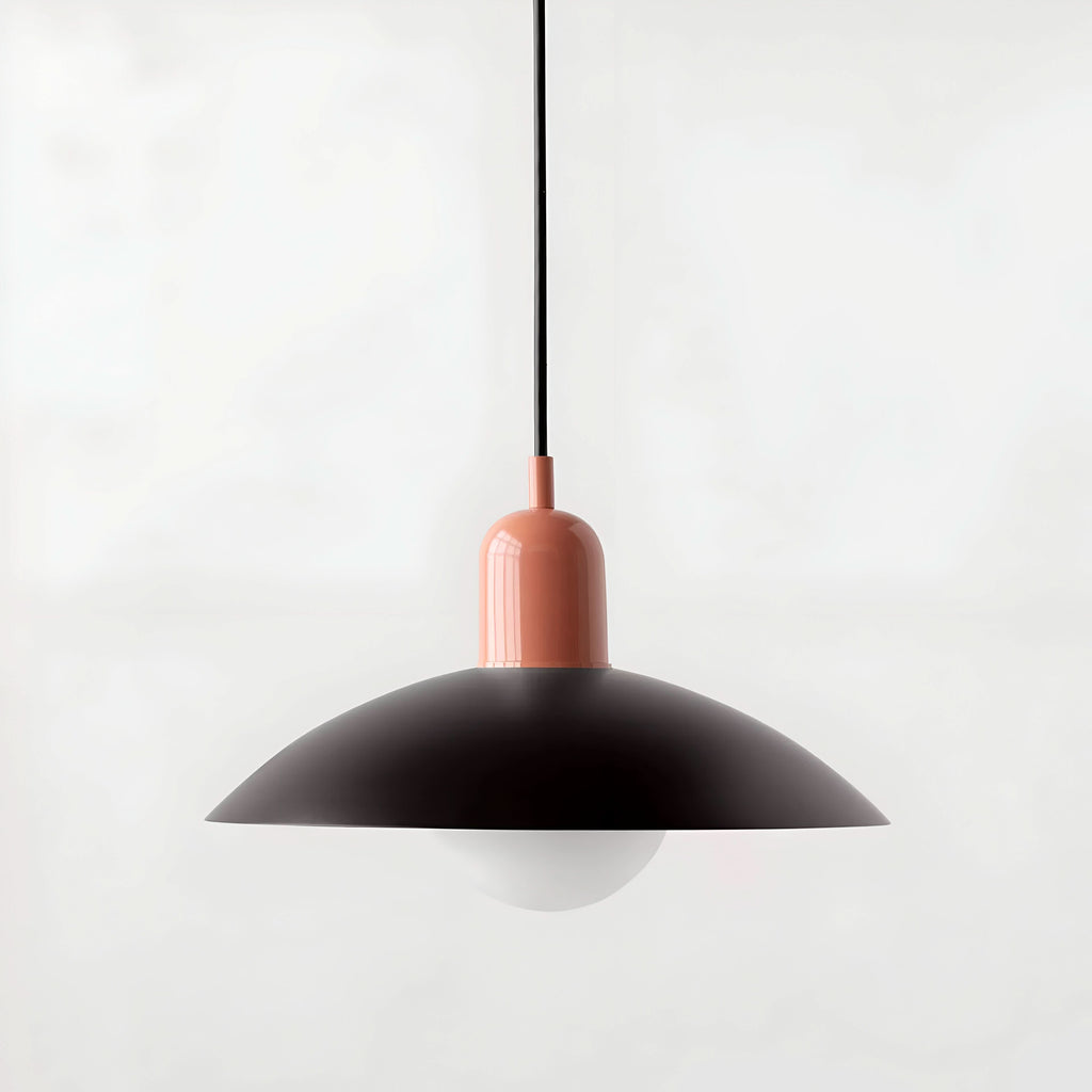 Bauhaus Iron Pendant Light, 32cm Diameter, 22cm High, Adjustable 1.5m Cord, view 34