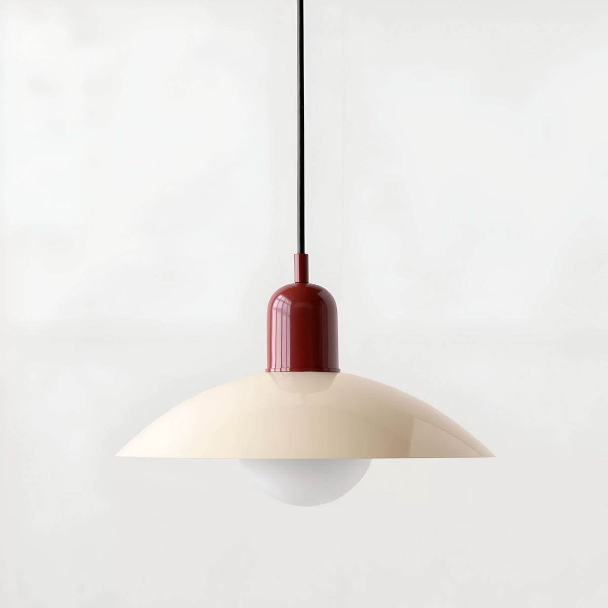 Bauhaus Iron Pendant Light, 32cm Diameter, 22cm High, Adjustable 1.5m Cord, view 35