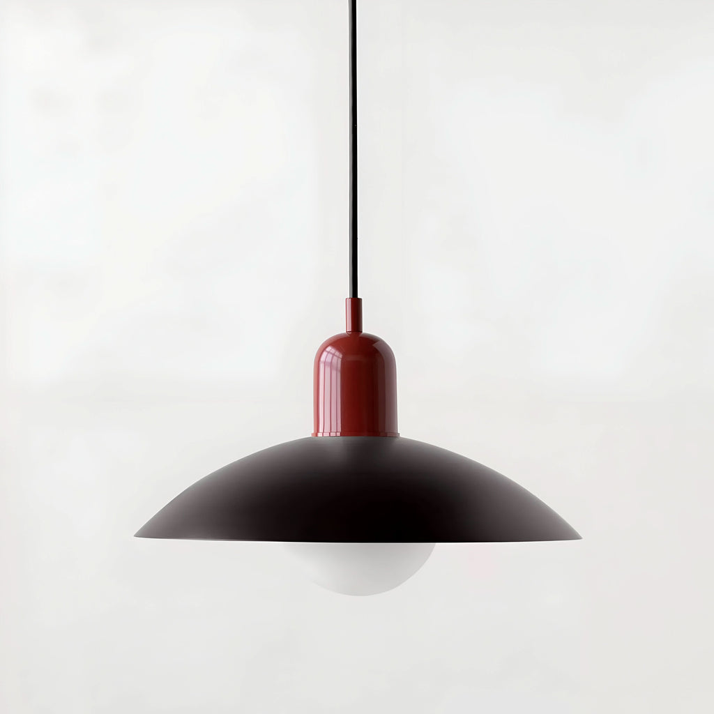 Bauhaus Iron Pendant Light, 32cm Diameter, 22cm High, Adjustable 1.5m Cord, view 38