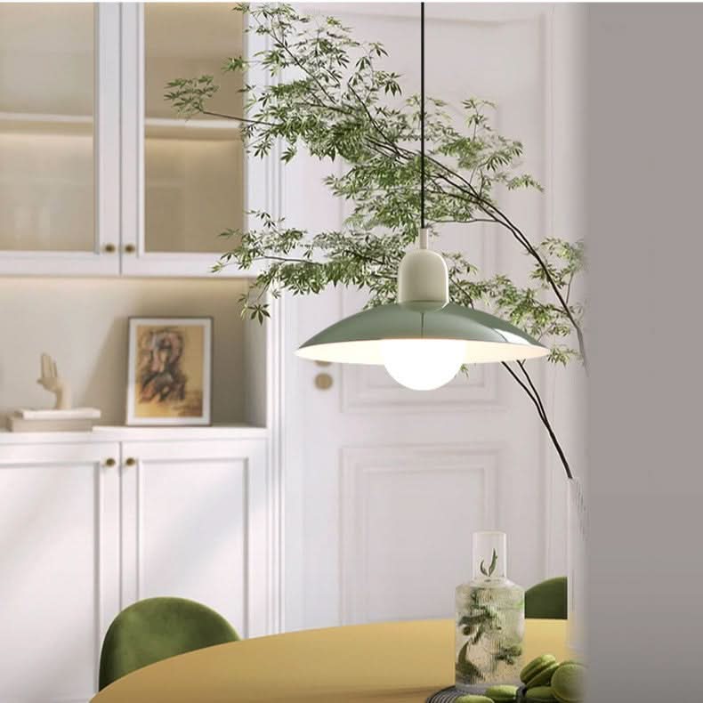 Bauhaus Iron Pendant Light, 32cm Diameter, 22cm High, Adjustable 1.5m Cord, view 6