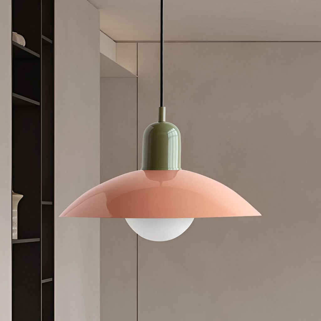 Bauhaus Iron Pendant Light, 32cm Diameter, 22cm High, Adjustable 1.5m Cord, view 7