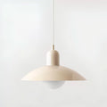 Bauhaus Iron Pendant Light, 32cm Diameter, 22cm High, Adjustable 1.5m Cord
