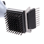 BBQ Vapor Cleaner Brush with Stainless Steel Bristles for Grill Cleaning, view 5