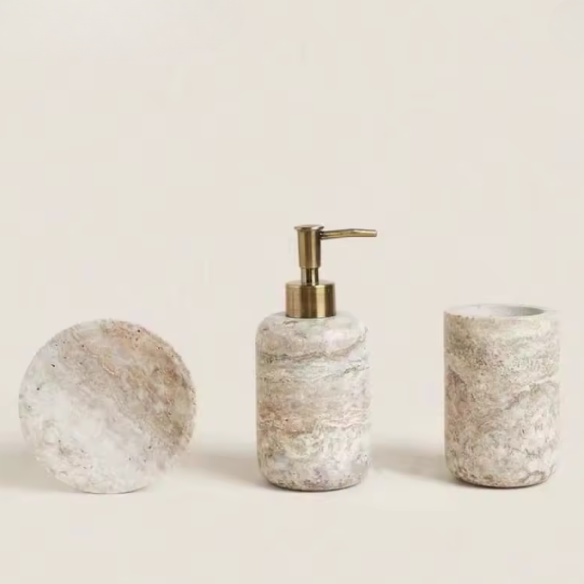 Belvia Marble Bathroom Accessories Set