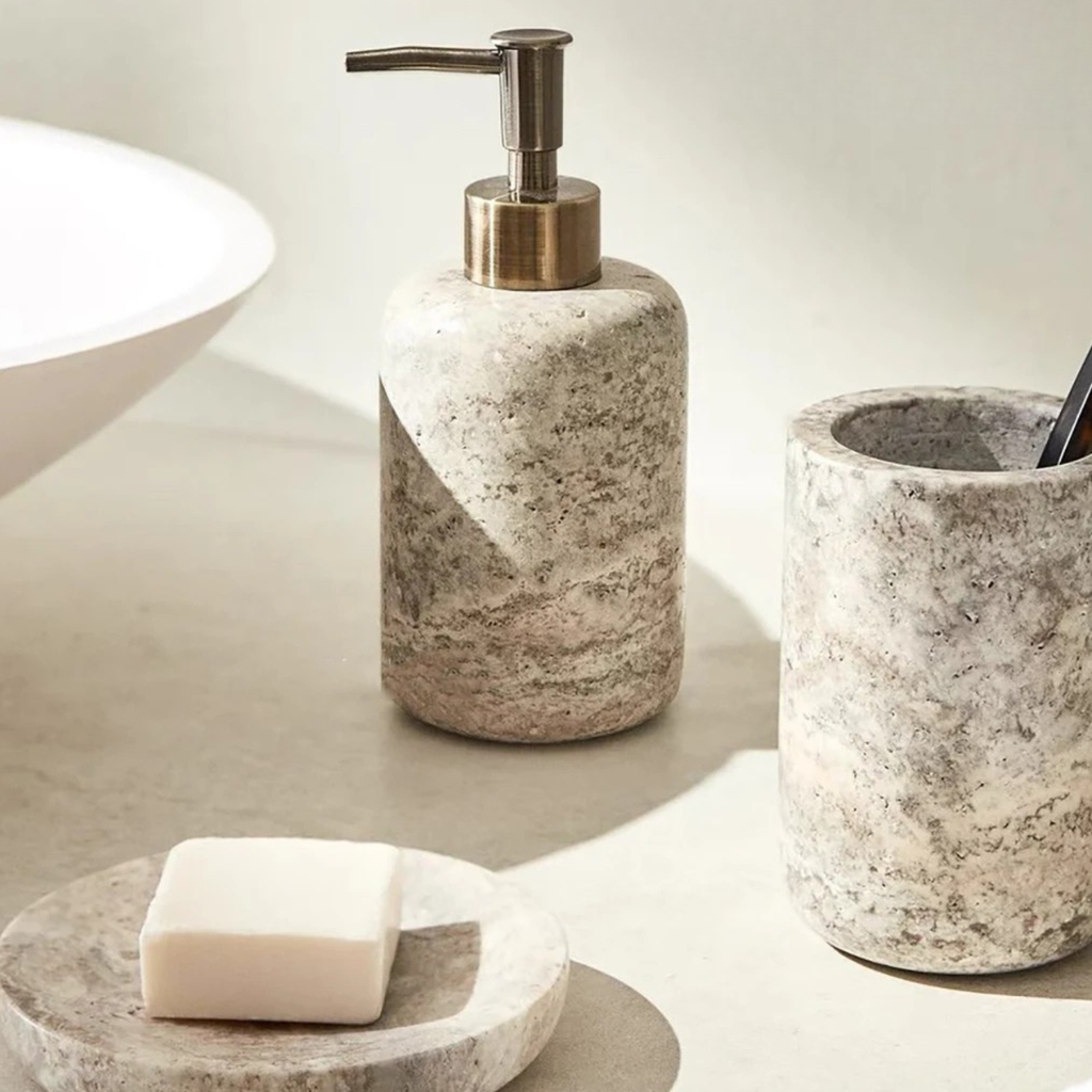 Belvia Marble Bathroom Accessories Set