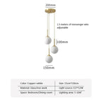 Bermeno Glass Ball Pendant Lamp