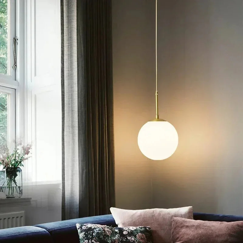 Bermeno Glass Ball Pendant Lamp