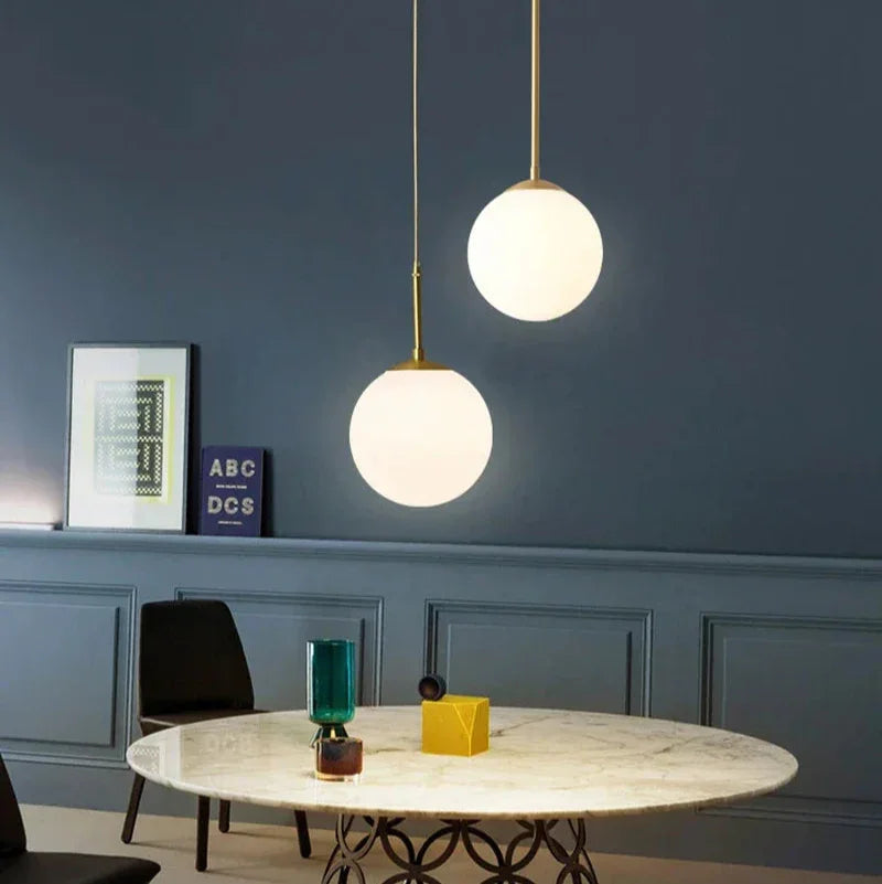 Bermeno Glass Ball Pendant Lamp
