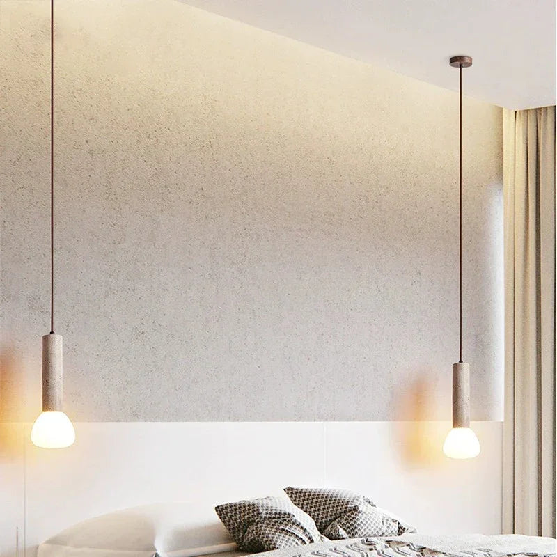 Bervira Travertine Pendant Lamp