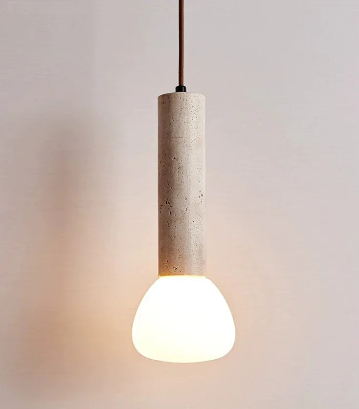 Bervira Travertine Pendant Lamp
