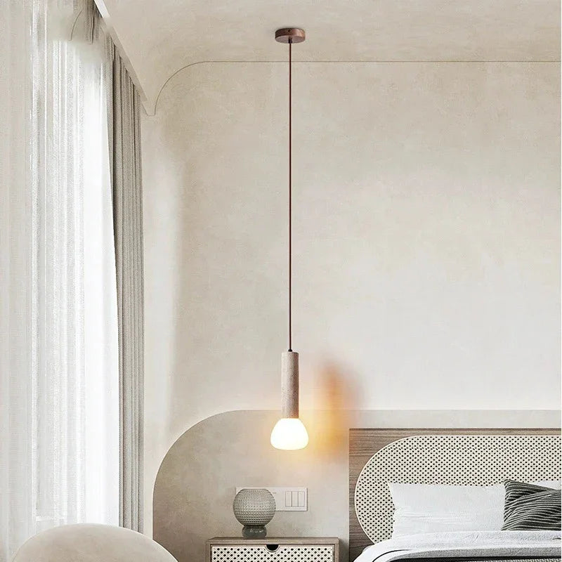 Bervira Travertine Pendant Lamp