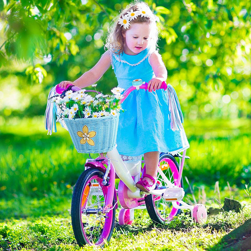 Bicycle Basket made of High-Quality Woven Material | High & Bury
