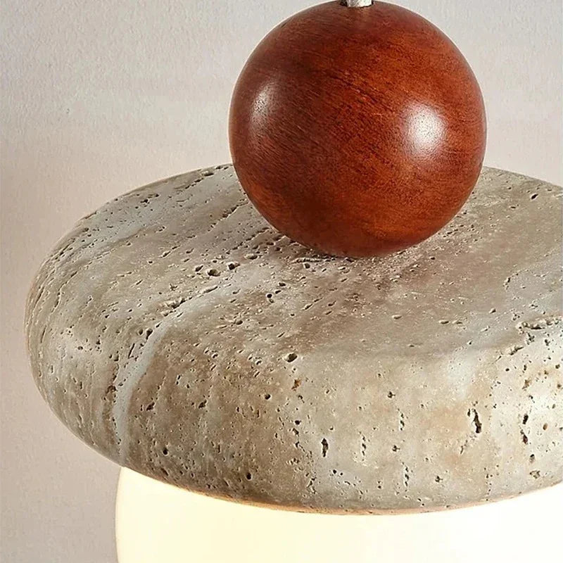 Birchwood Travertine Pendant Lamp