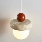 Birchwood Travertine Pendant Lamp